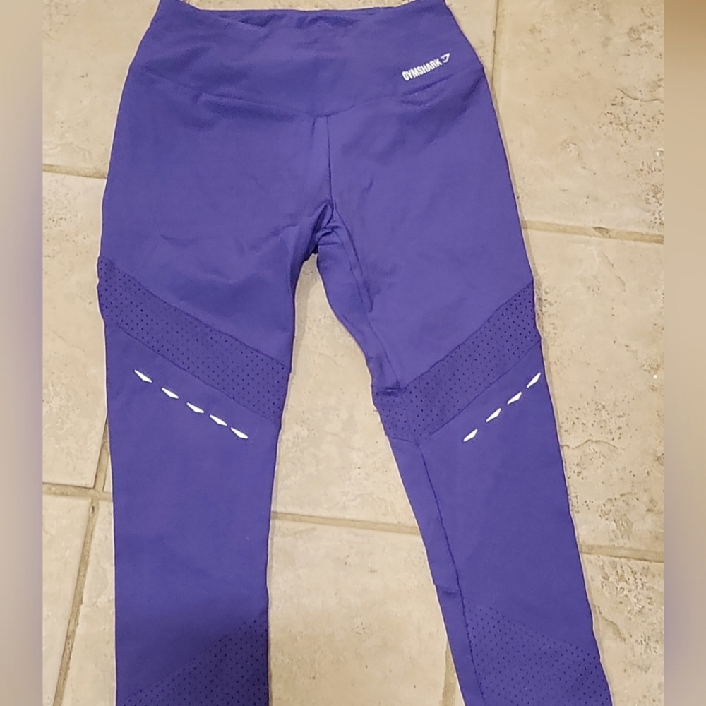 Purple gymshark dry leggings size small